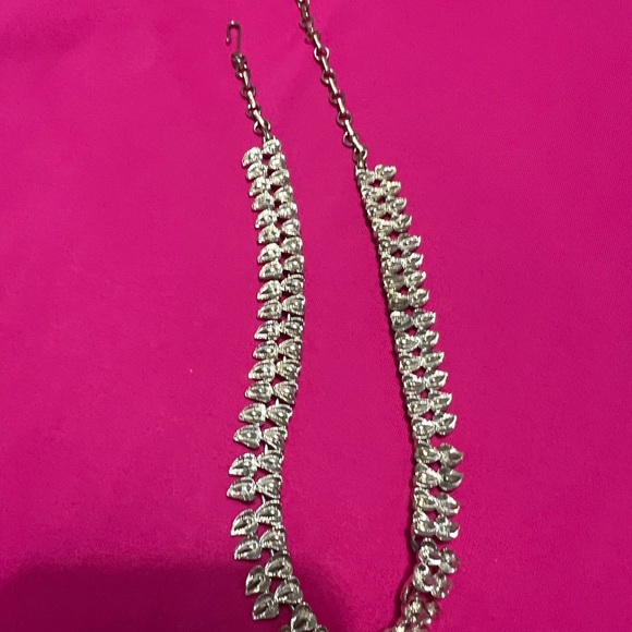 Vintage - Coro  Silver Tone -Neclkace - Picture 11 of 13